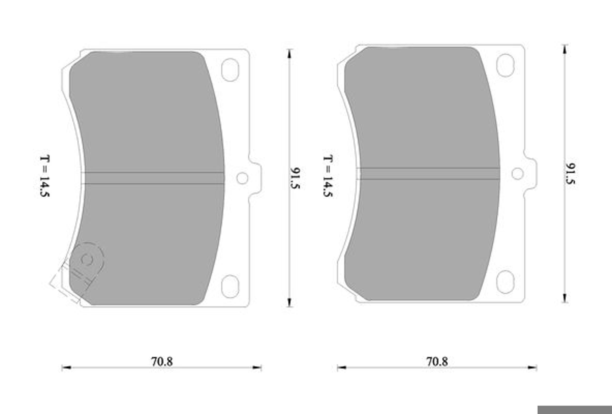 0986505933 BOSCH Комплект тормозных колодок, дисковый тормоз