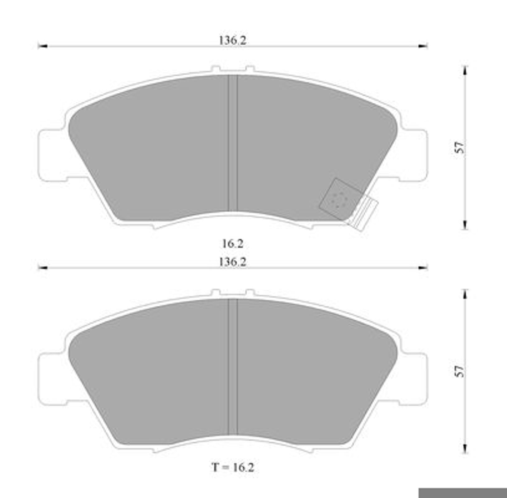 0986505948 BOSCH Комплект тормозных колодок, дисковый тормоз