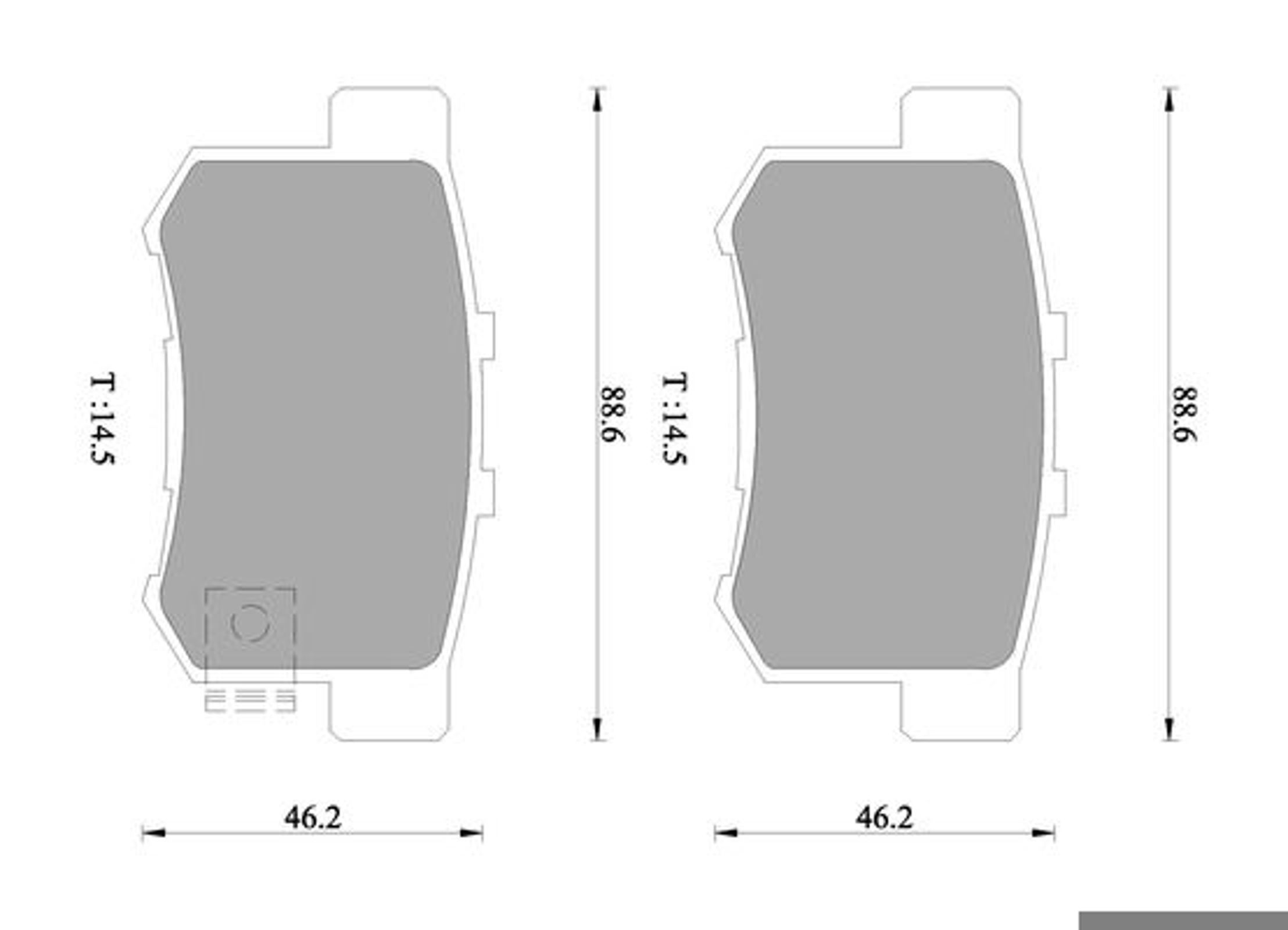 Комплект тормозных колодок дисковый тормоз BOSCH 0986505957