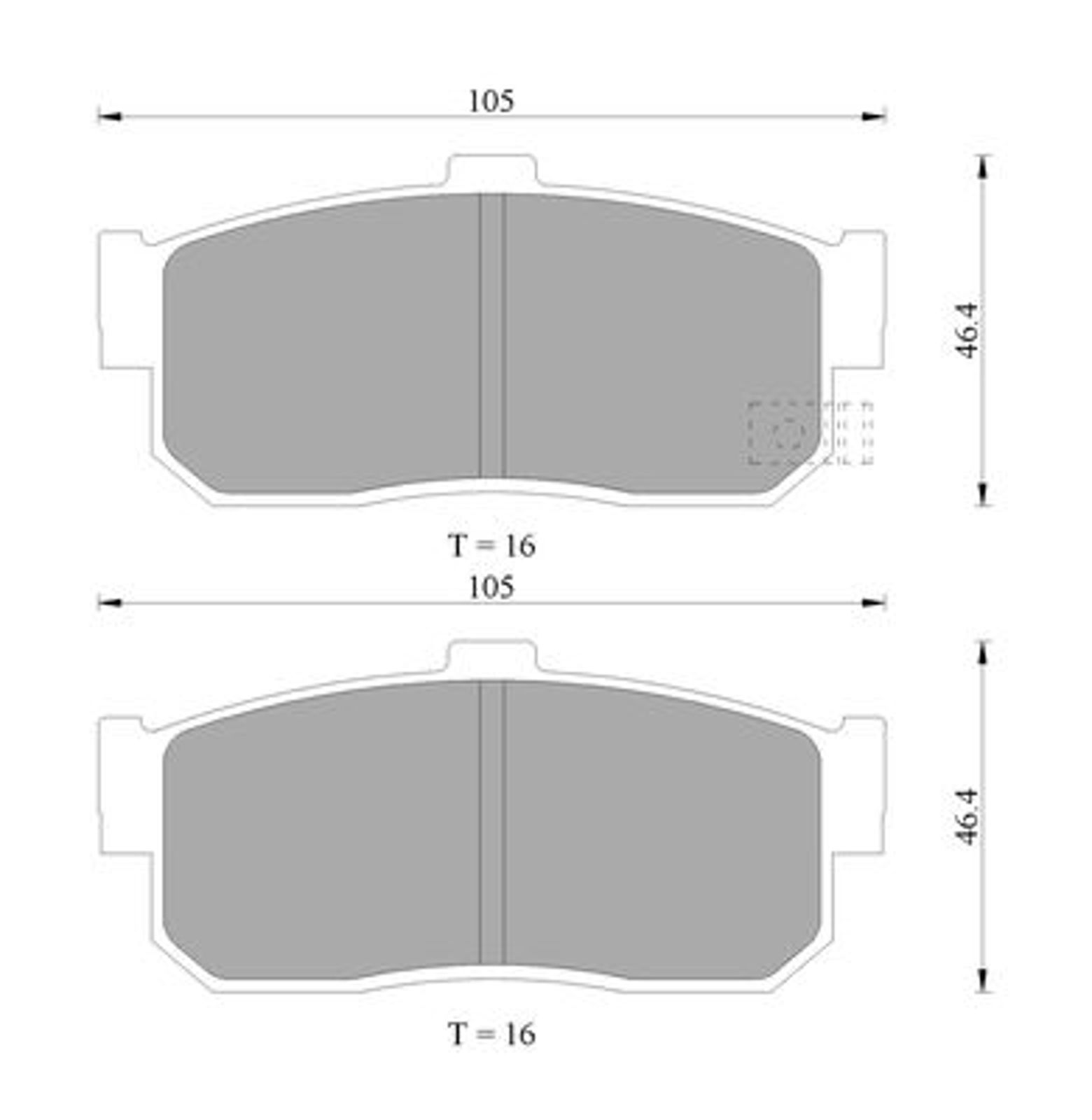 Комплект тормозных колодок дисковый тормоз BOSCH 0986505972