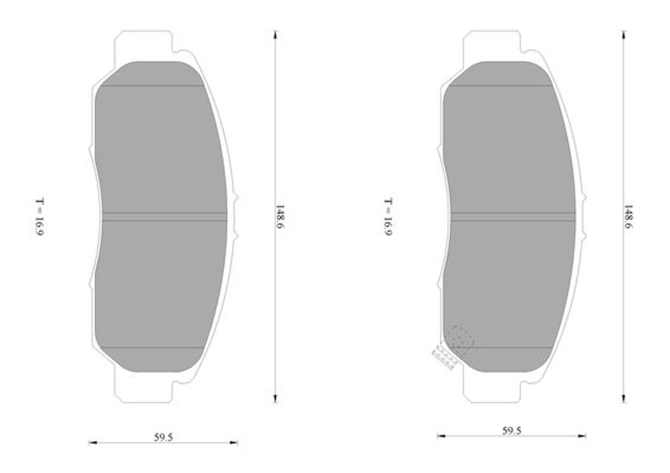 Комплект тормозных колодок дисковый тормоз BOSCH 0986AB1385