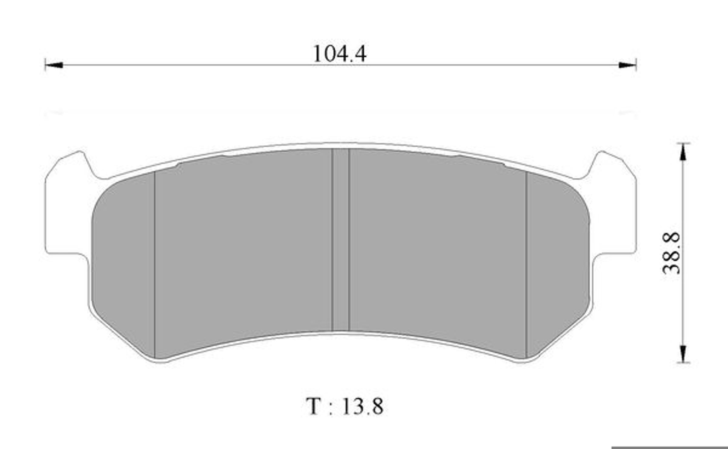 Комплект тормозных колодок дисковый тормоз BOSCH 0986AB1442