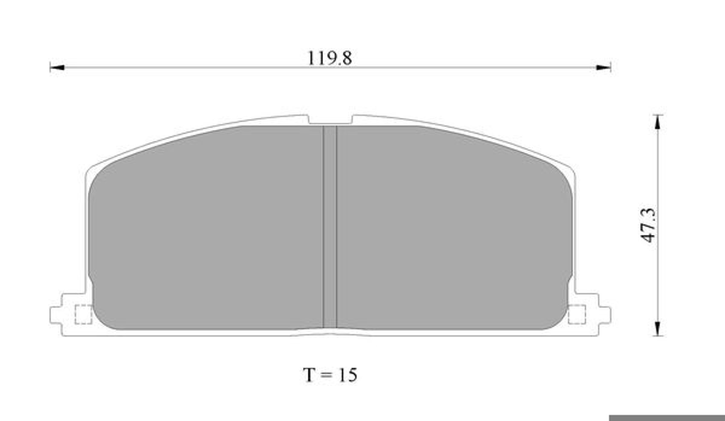 Комплект тормозных колодок дисковый тормоз BOSCH 0986AB2001