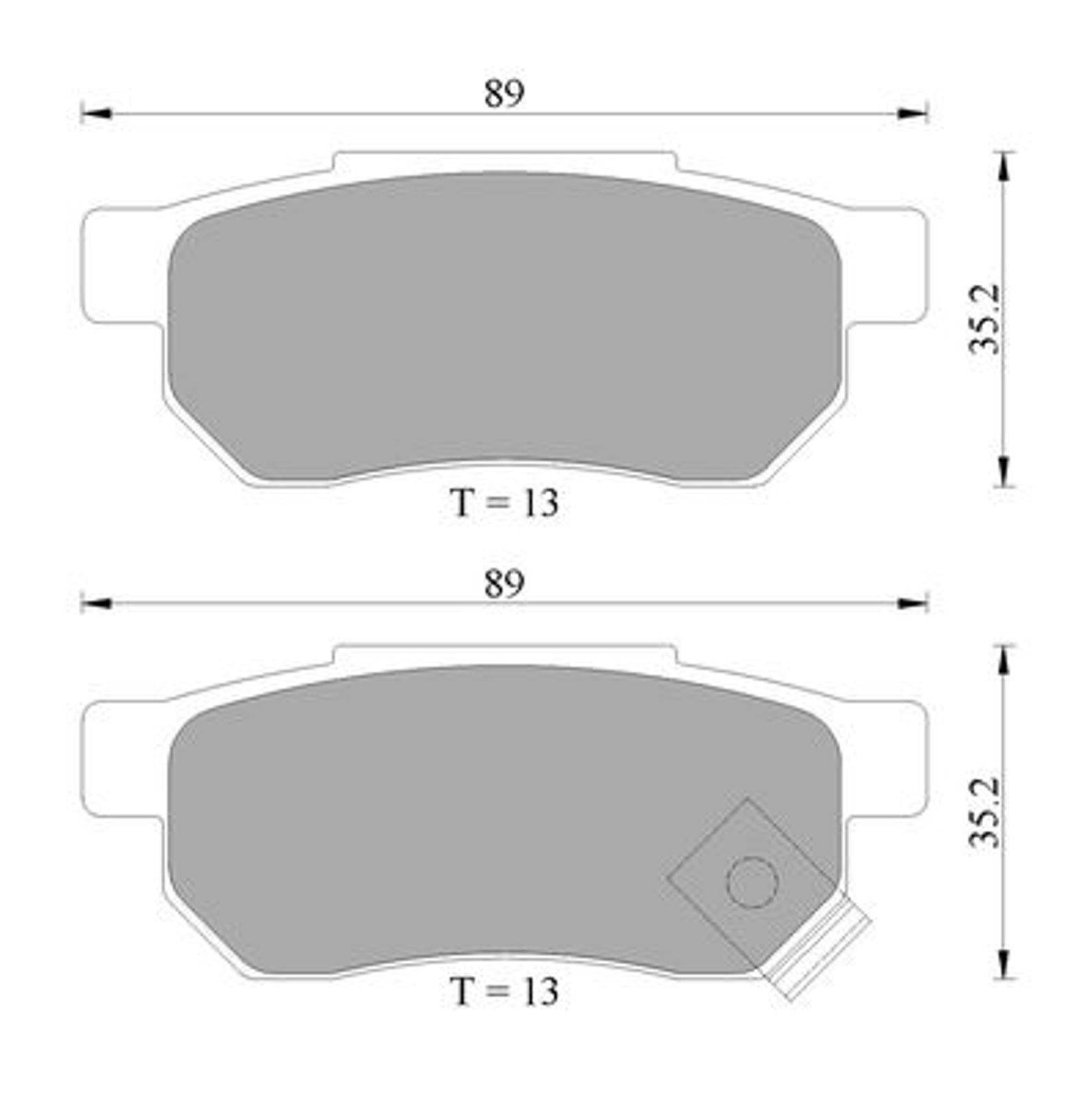 0986AB2033 BOSCH Комплект тормозных колодок, дисковый тормоз