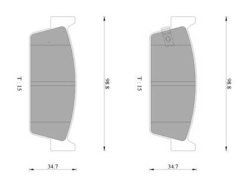 0986ab2079 тормозные колодки BOSCH 0986AB2079