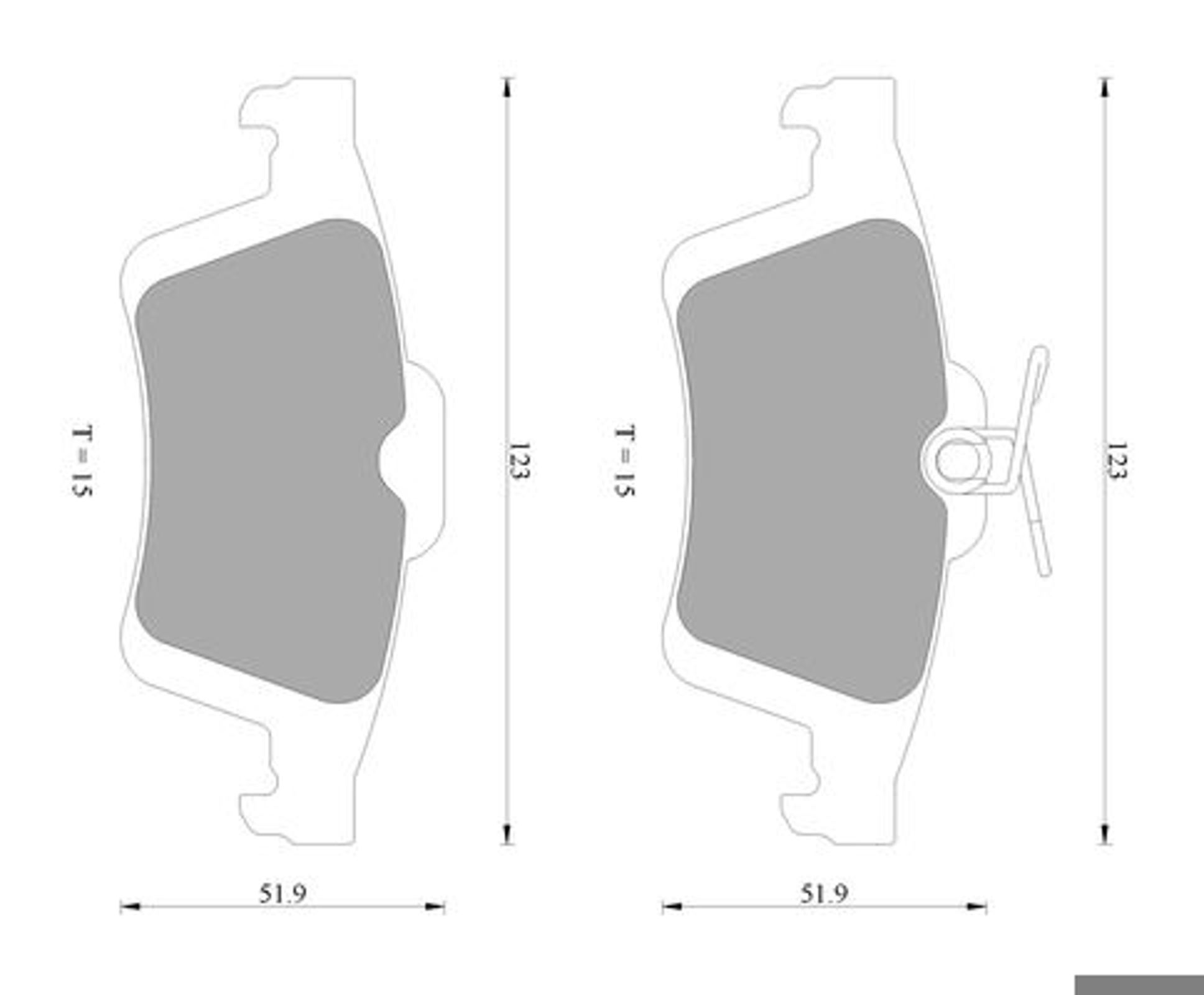 Комплект тормозных колодок дисковый тормоз BOSCH 0986AB2270