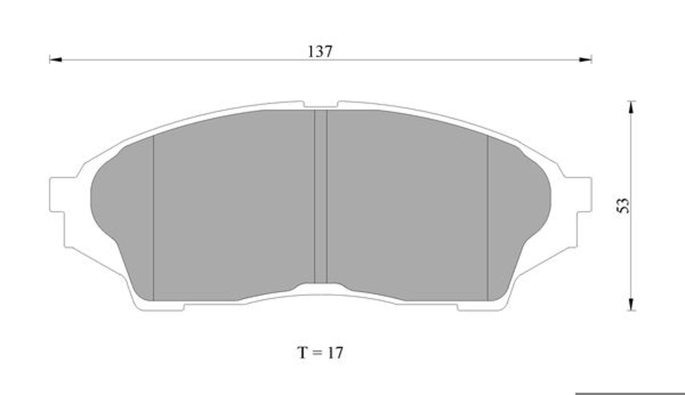 Комплект тормозных колодок дисковый тормоз BOSCH 0986AB2283
