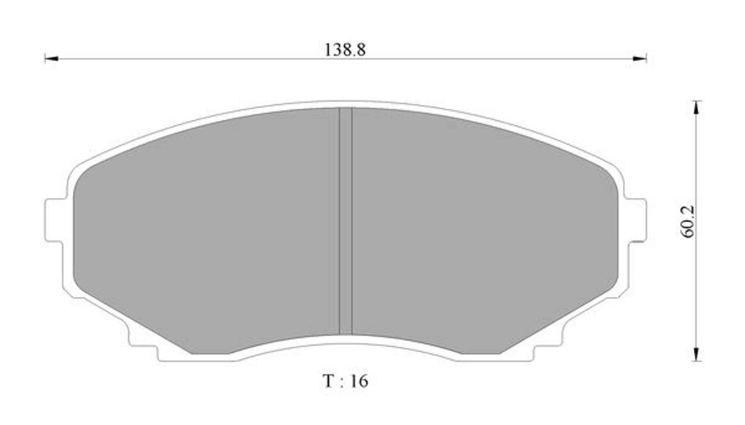 0986AB2350 BOSCH Комплект тормозных колодок, дисковый тормоз