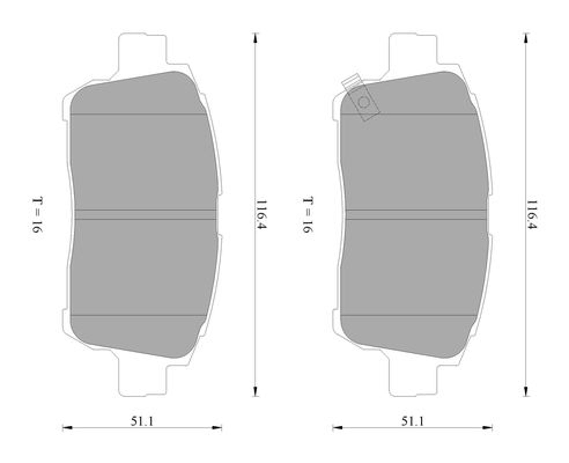 Комплект тормозных колодок дисковый тормоз BOSCH 0986AB2382
