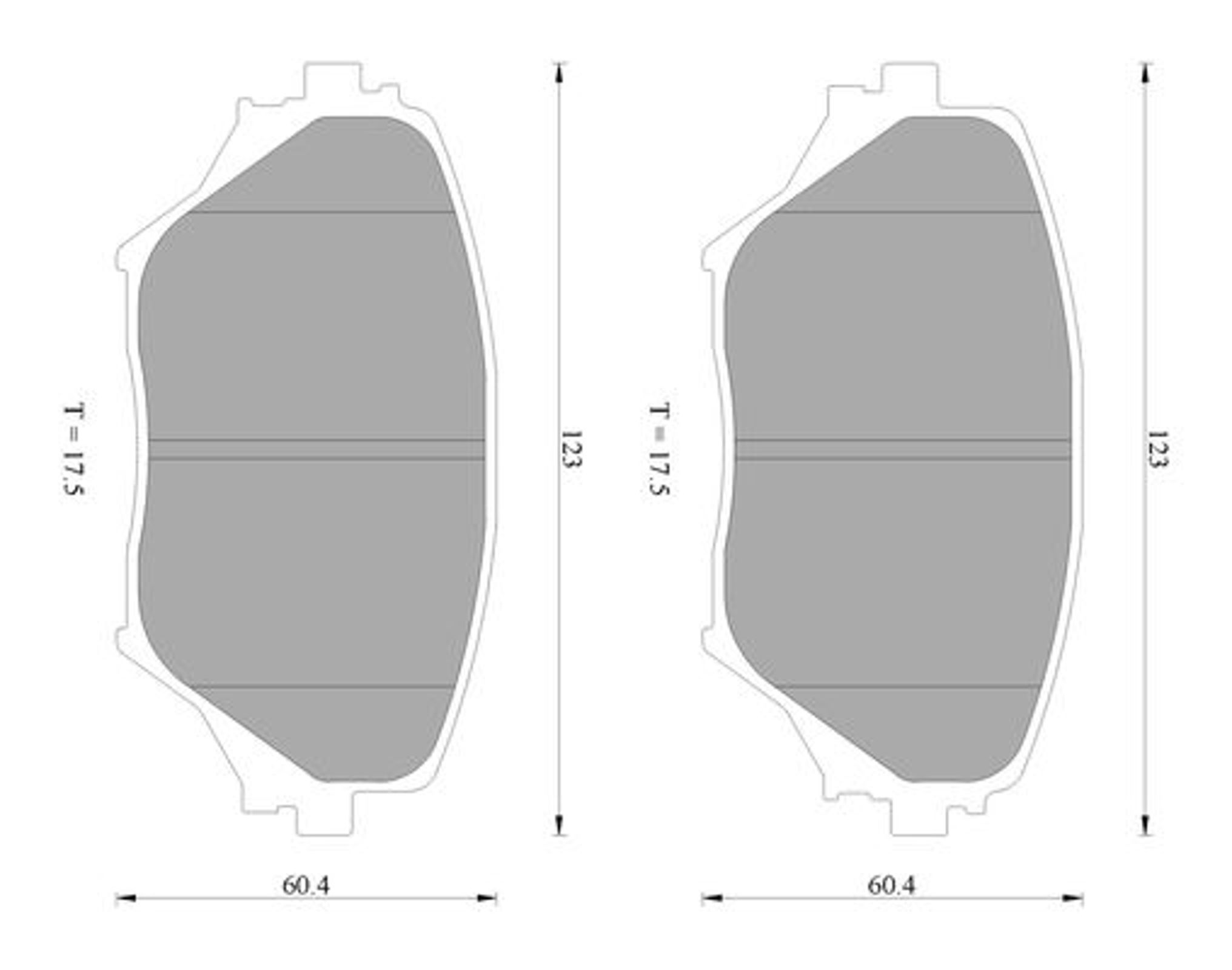 0986AB2383 BOSCH Комплект тормозных колодок, дисковый тормоз