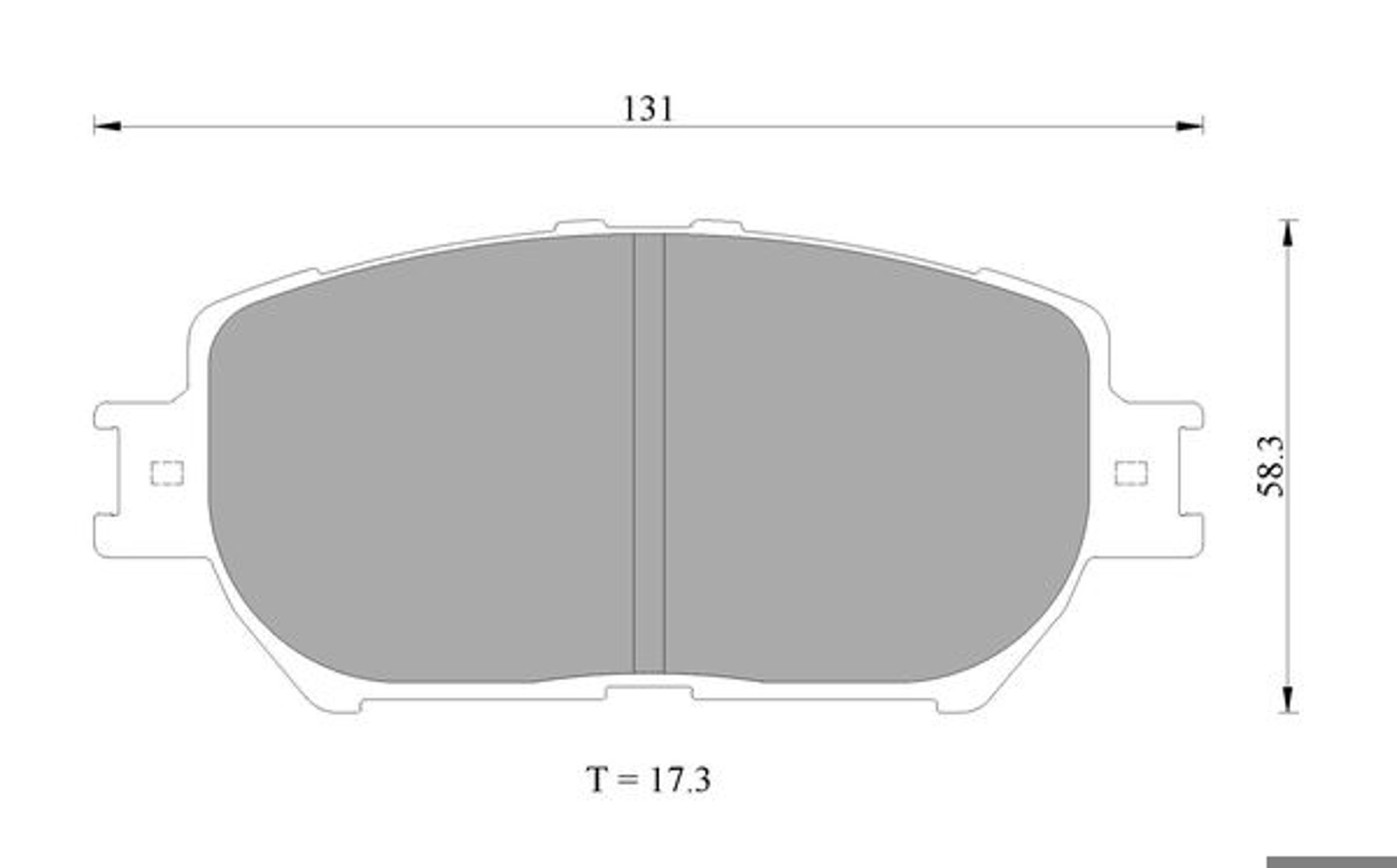 Комплект тормозных колодок дисковый тормоз BOSCH 0986AB2389