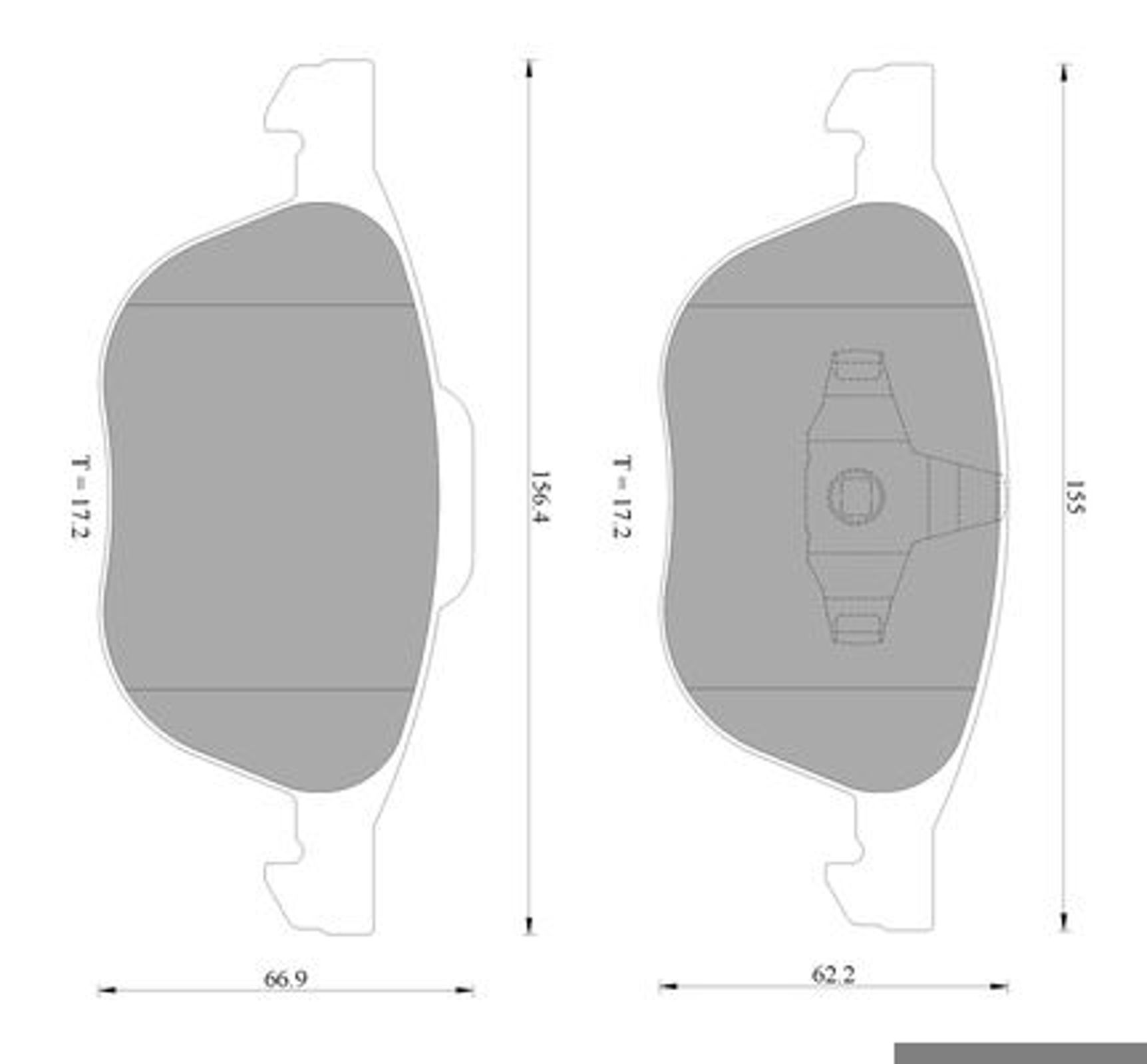 0986AB2395 BOSCH Комплект тормозных колодок, дисковый тормоз