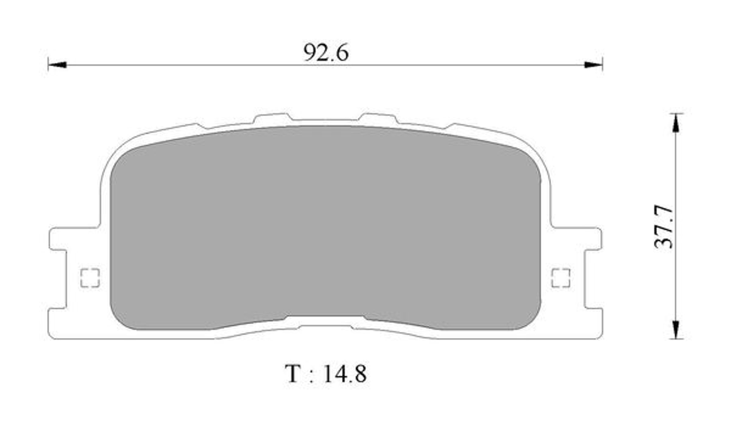 Комплект тормозных колодок дисковый тормоз BOSCH 0986AB2774