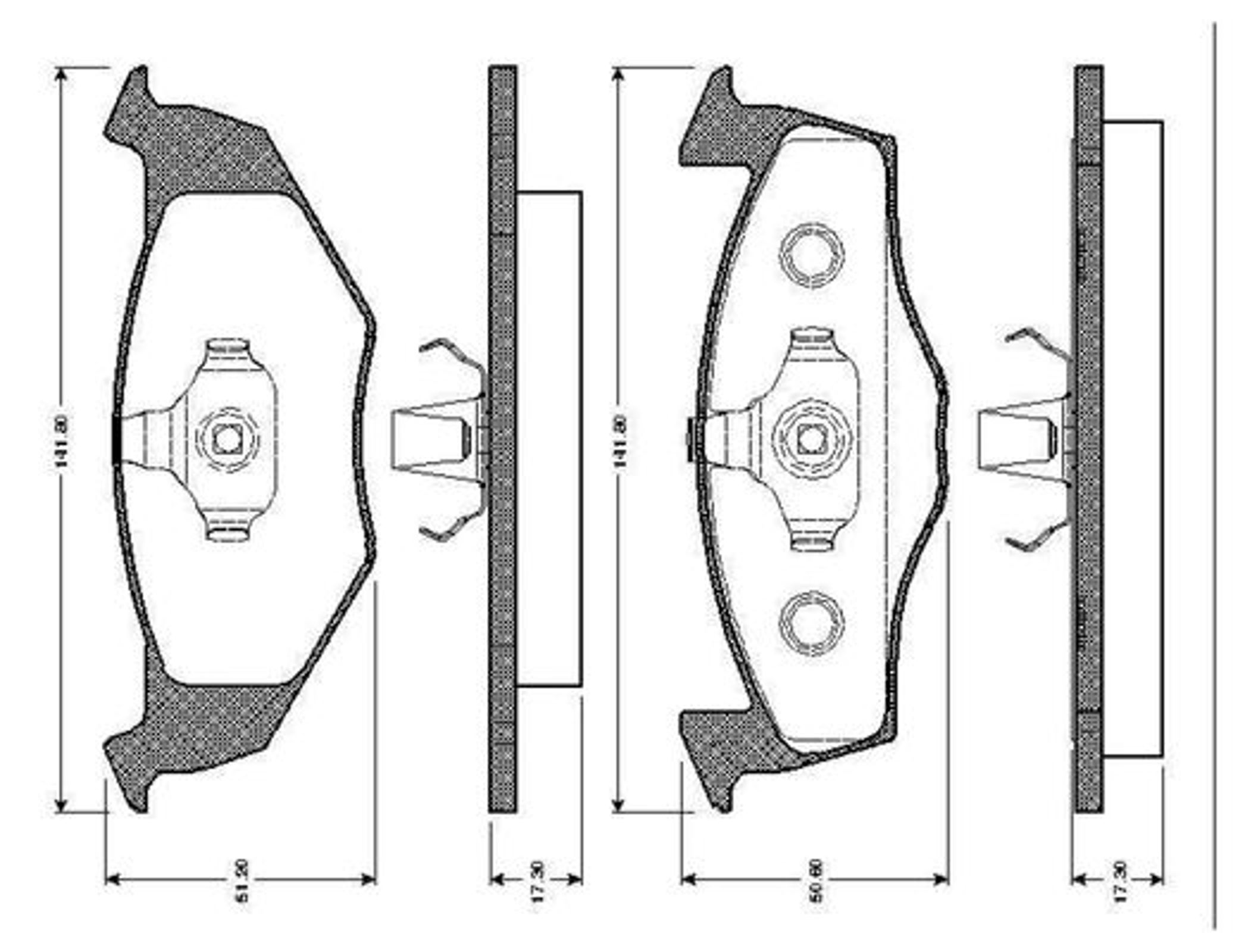 0986TB2036 BOSCH Колодки