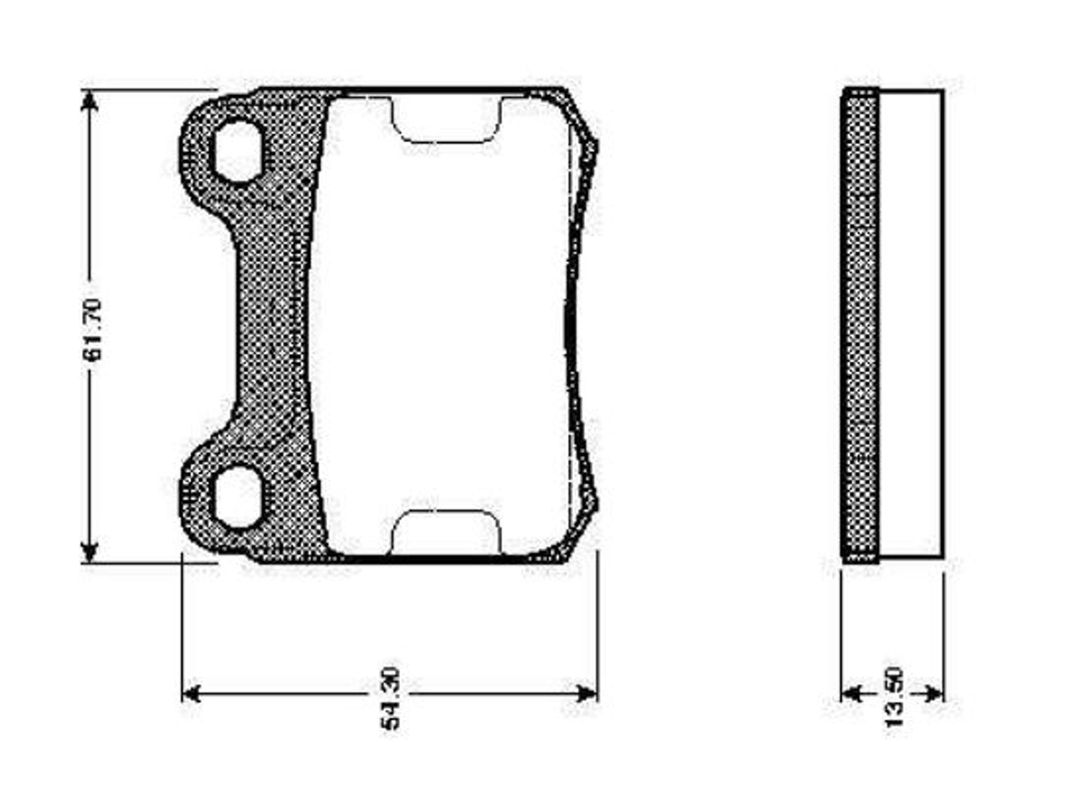 0986TB2084 BOSCH Комплект тормозных колодок, дисковый тормоз