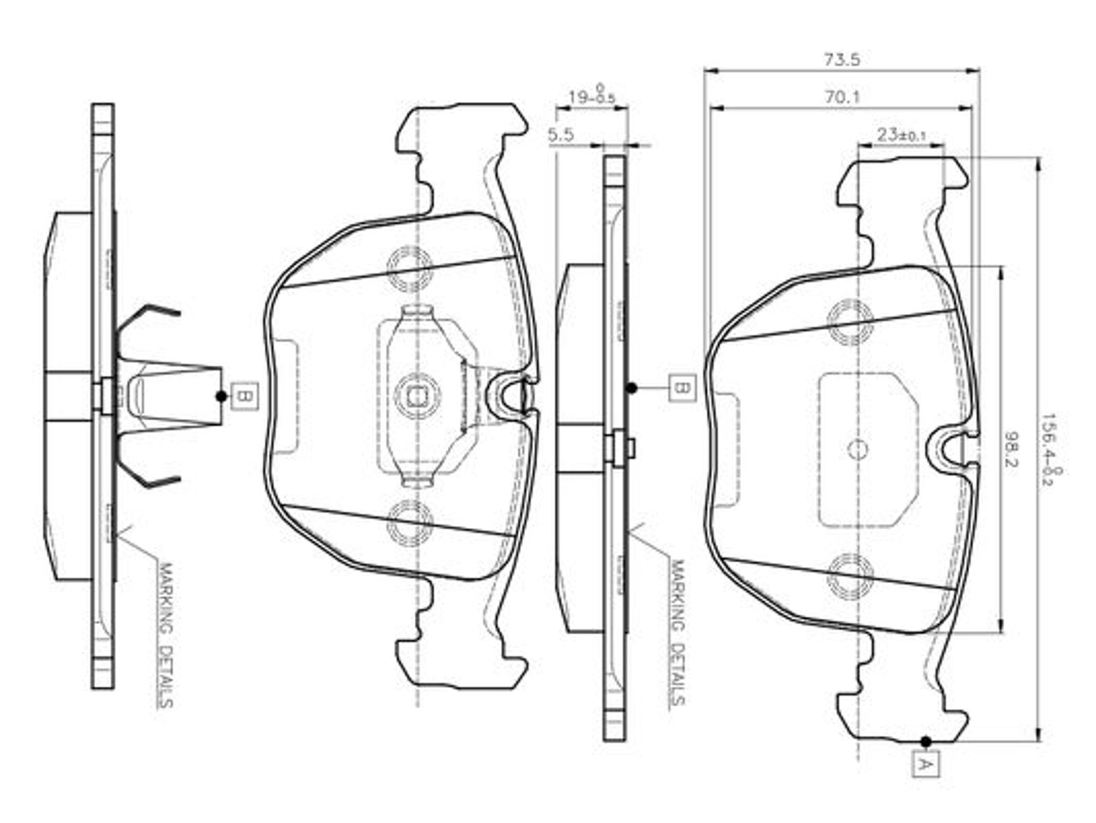 Колодки BOSCH 0986TB2292
