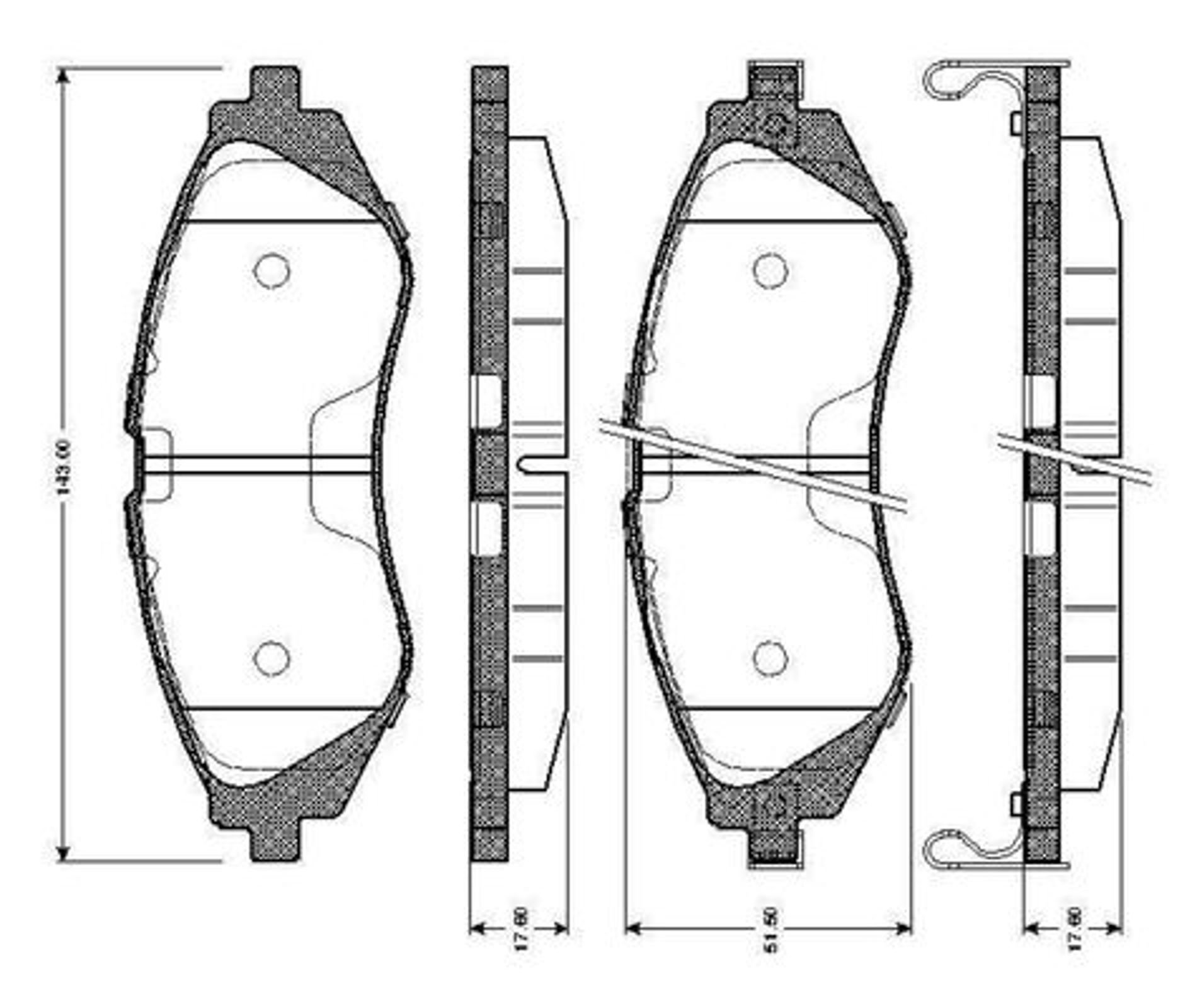 0986TB2317 BOSCH Колодки тормозные дисковые