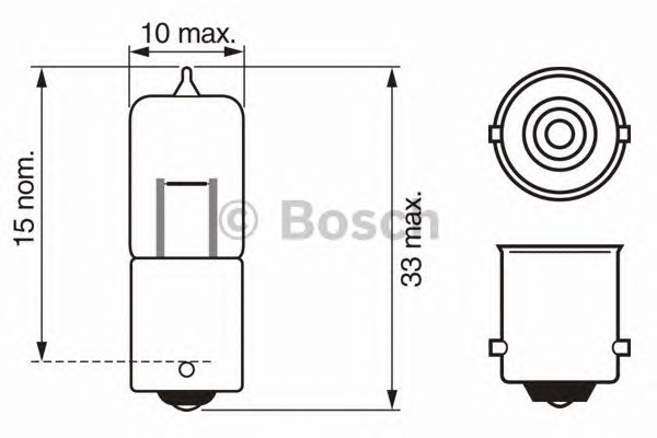 Лампа лампа чтения BOSCH 1 987 302 231