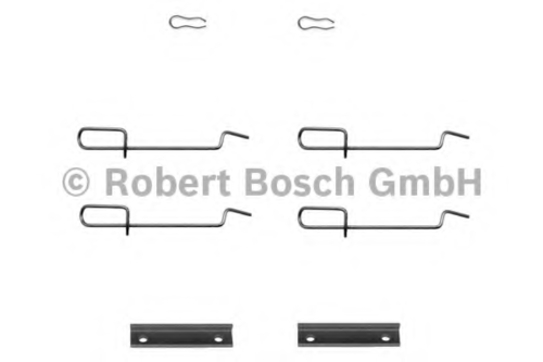 Фото 1 1 987 474 197 BOSCH Комплектующие, колодки дискового тормоза