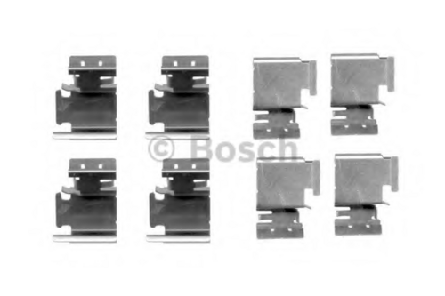 Фото 1 1 987 474 312 BOSCH Комплектующие, колодки дискового тормоза