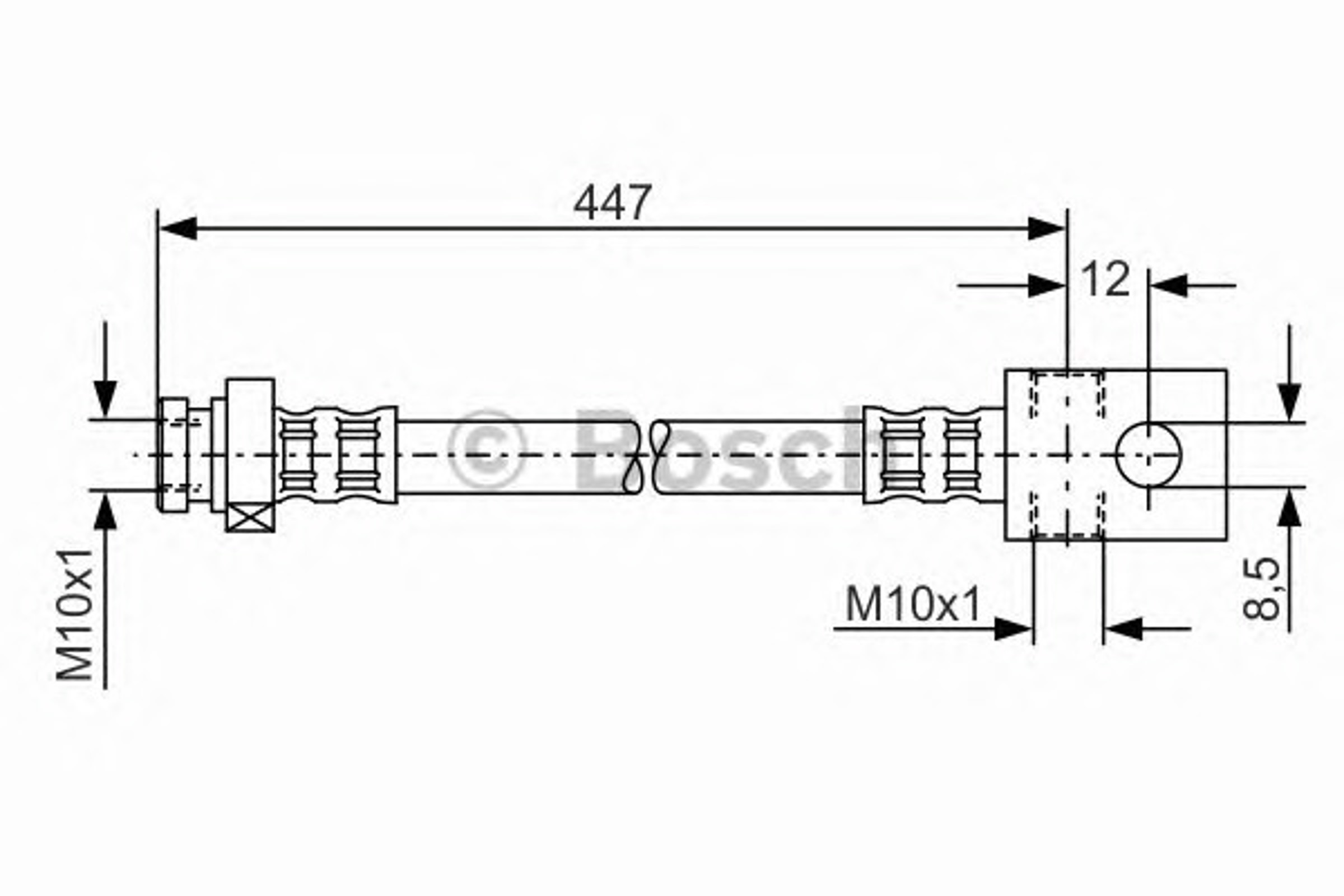 Тормозные трубки BOSCH 1 987 481 101
