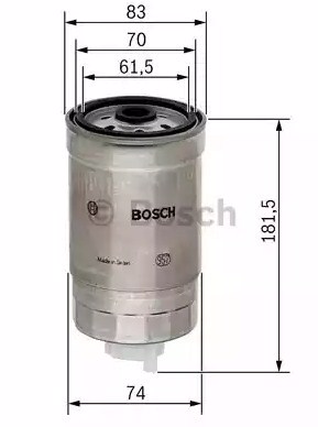 Топливный фильтр BOSCH 1457434150