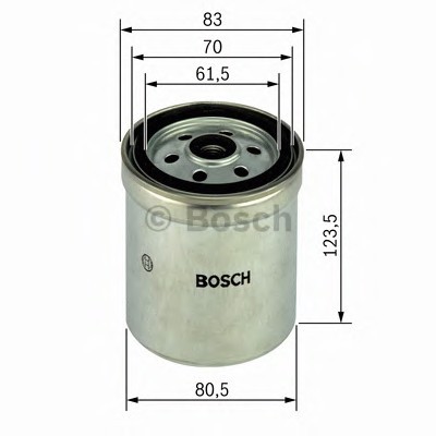 1457434154 BOSCH Фильтр топливный