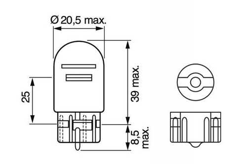 Лампа BOSCH 1987301079