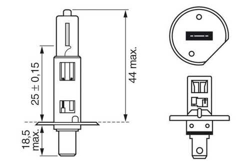 1987301088 BOSCH ЛАМПА