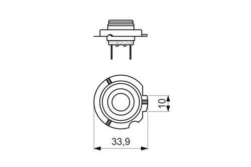 Лампа накаливания BOSCH 1987302091
