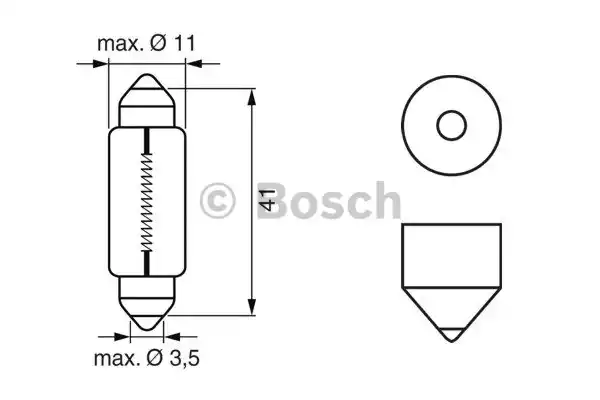 1987302210 BOSCH Лампа накаливания