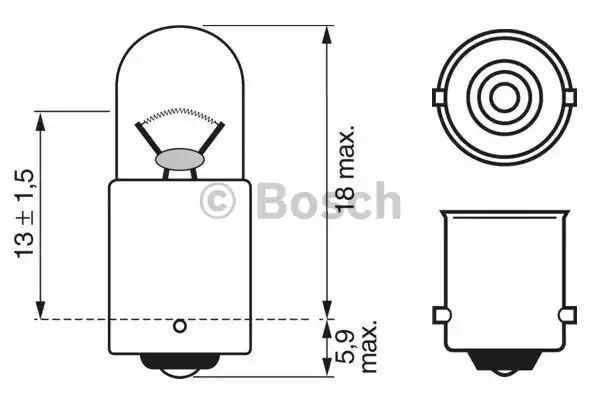 1987302212 BOSCH Лампа накаливания