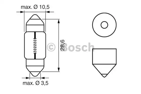 1987302227 BOSCH Лампа накаливания