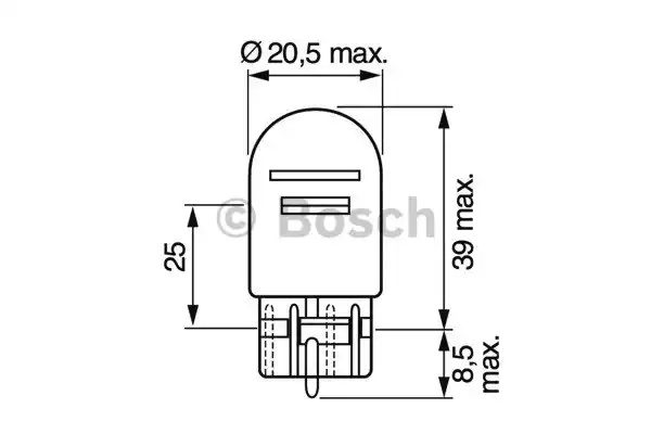 1987302252 BOSCH Лампа накаливания