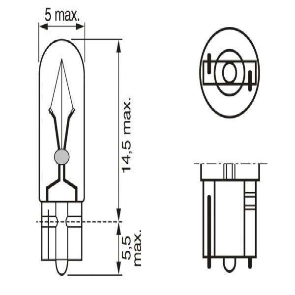 1987302824 BOSCH Лампа накаливания