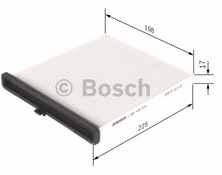 Салонный фильтр BOSCH 1987435019