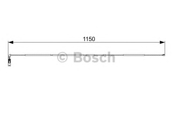 1987473004 BOSCH Датчик износа тормозных колодок