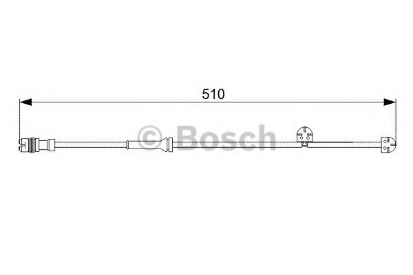 Датчик износа тормозных колодок BOSCH 1987473029