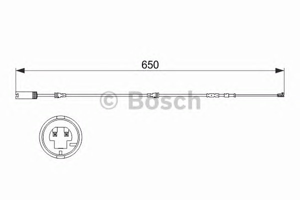 Датчик износа тормозных колодок BOSCH 1987473513