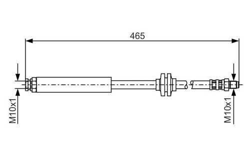 1987476079 BOSCH Тормозные трубки