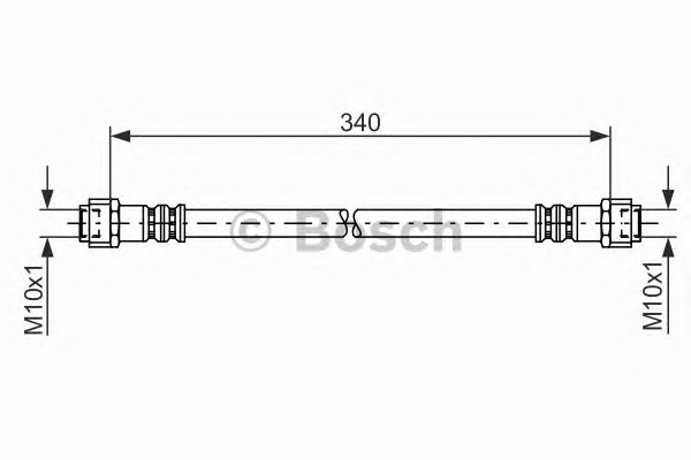 Тормозные трубки BOSCH 1987476118