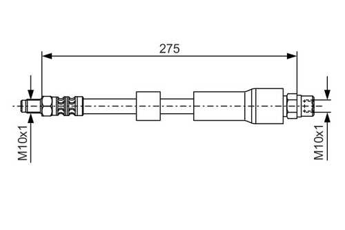 1987476174 BOSCH Тормозные трубки