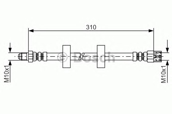 1 987 476 217 BOSCH Шланг тормозной