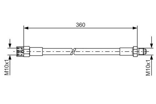 1987476235 BOSCH Тормозные трубки