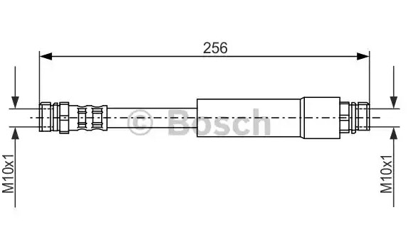 1 987 476 284 BOSCH Шланг тормозной