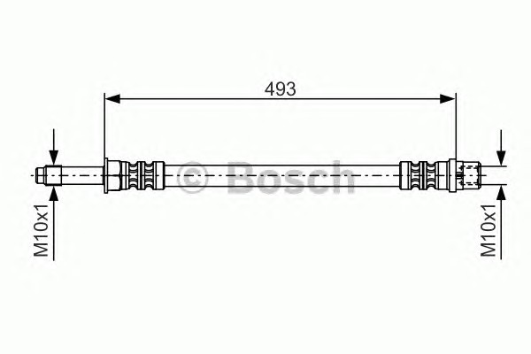 1 987 476 294 BOSCH Шланг тормозной