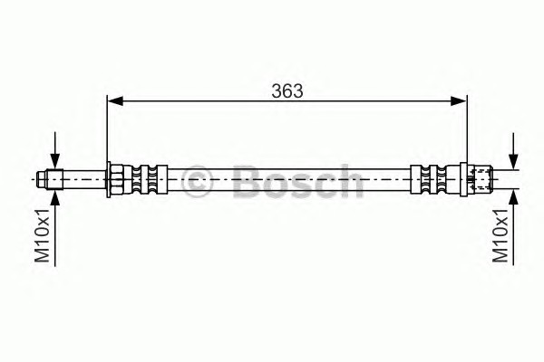 1 987 476 295 BOSCH Шланг тормозной