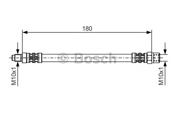 1 987 476 302 BOSCH Шланг тормозной