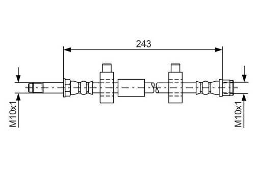 Тормозные трубки BOSCH 1987476320