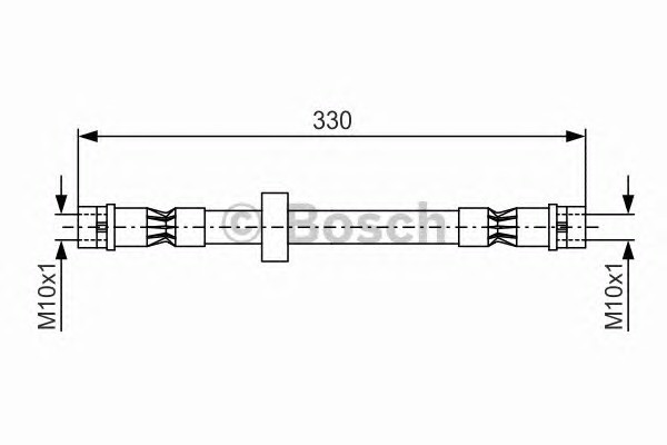 1987476410 BOSCH Шланг тормозной